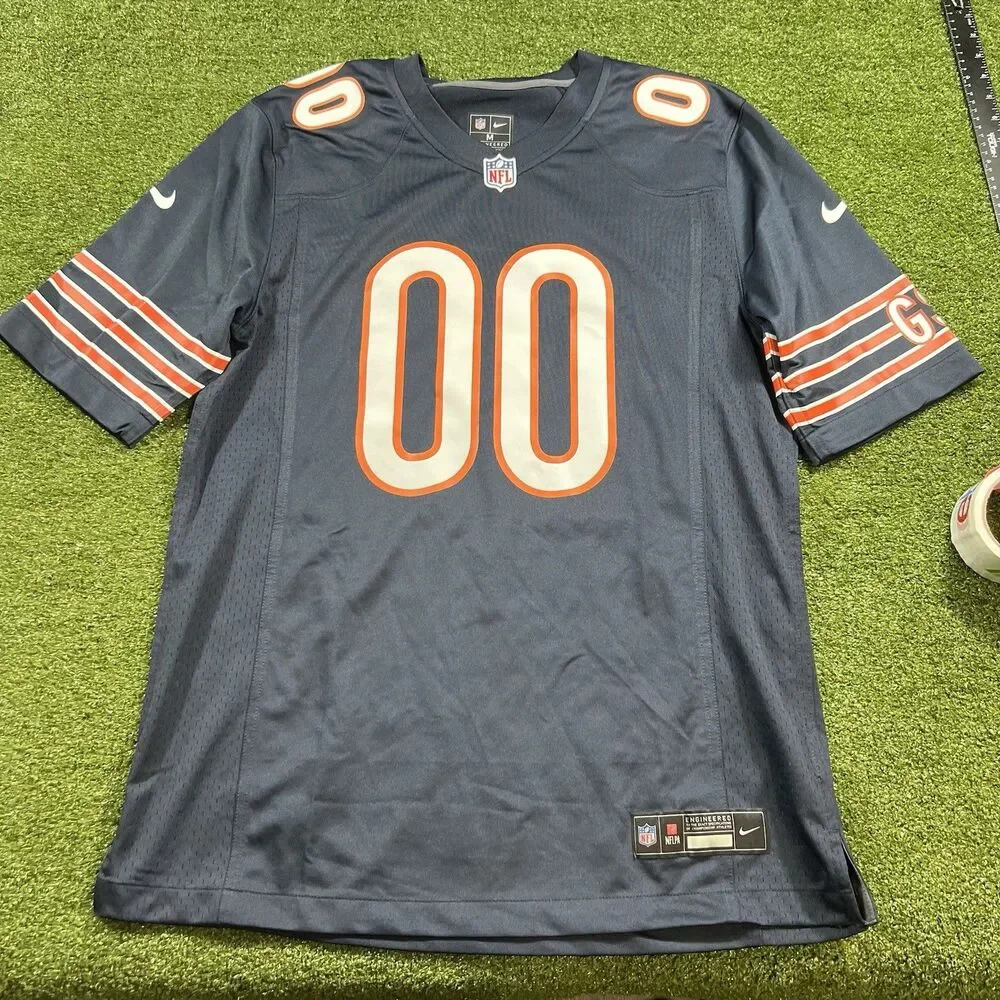 Bears Number 00 Custom Named Jersey Size M NWOT
